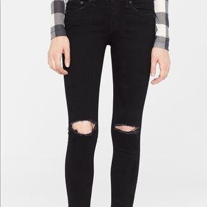 Rag and Bone distressed skinny jeans